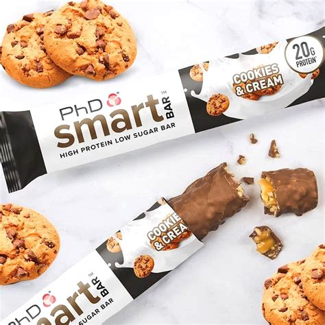 phd smart protein bars.